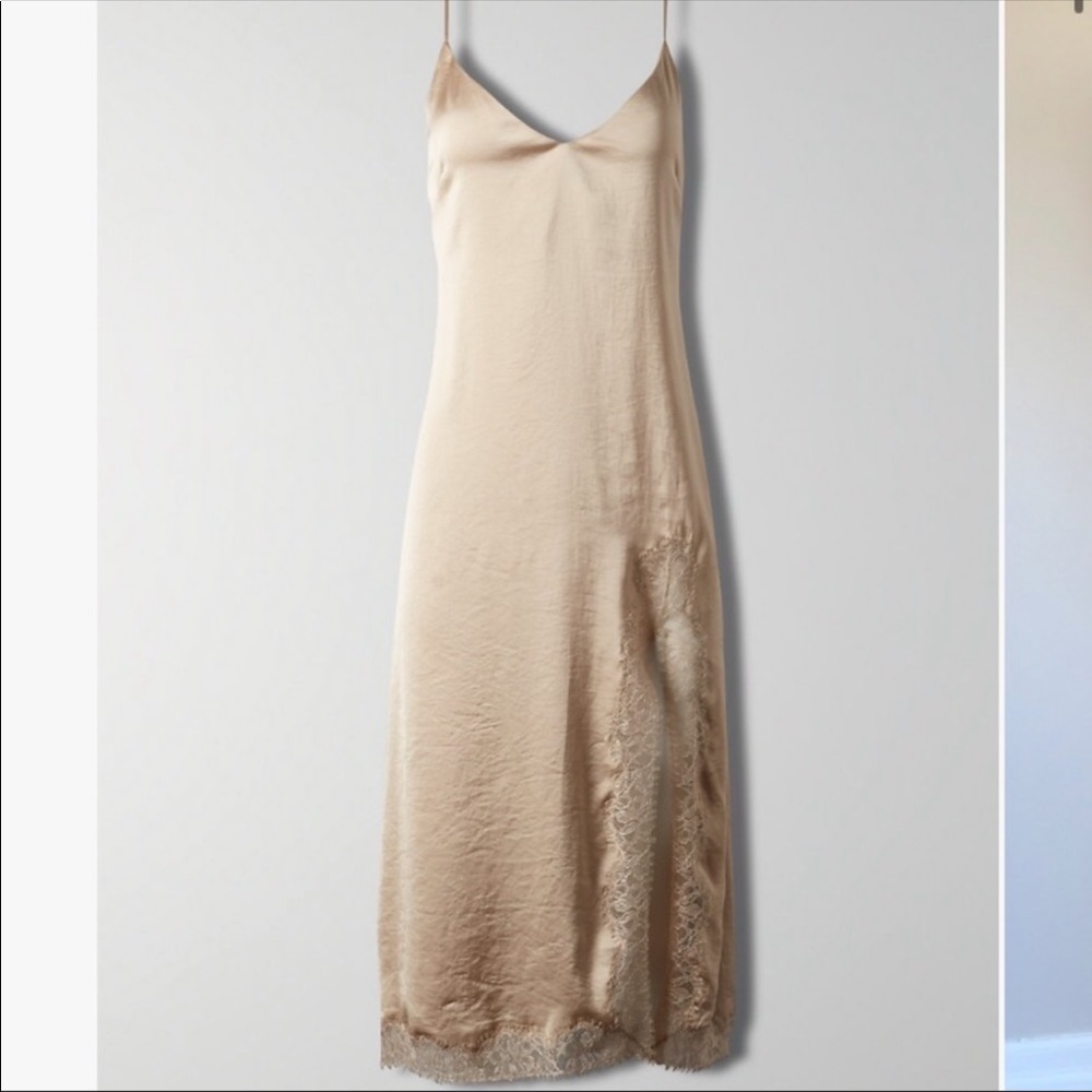 Wilfred Only Lace Slip Dress